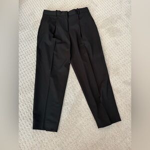 Everlane black pleated pants